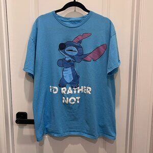 2/$12 💥♻ Official Disney Stitch Royal SS Unisex Graphic T-shirt | Sz XL | 6641
